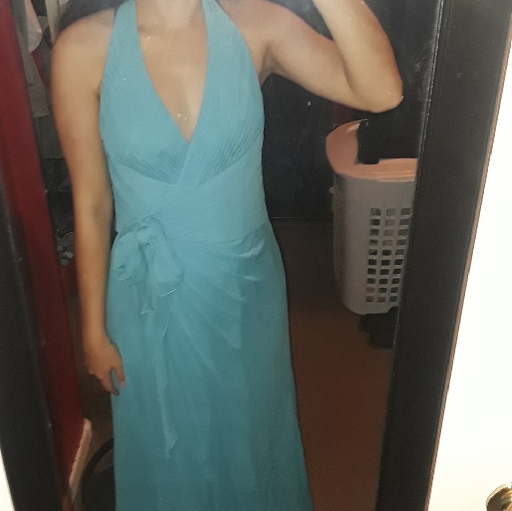 Blue David's Bridal Dress